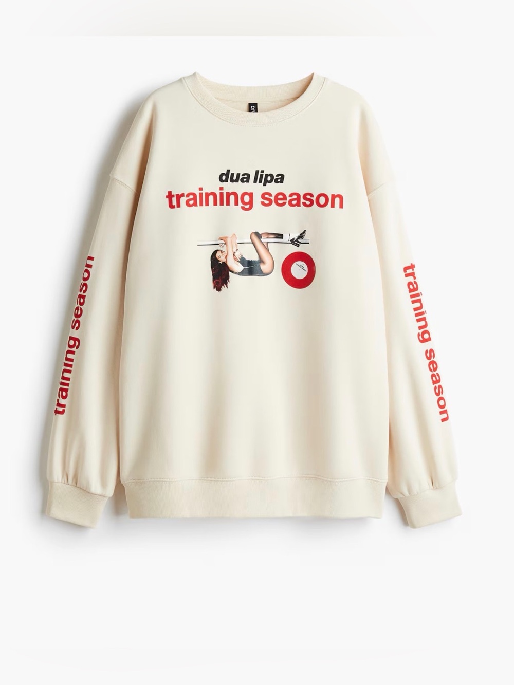 H&M x Dua Lipa “Training Season” Oversized Sweatshirt